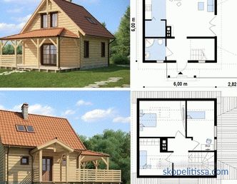 Izbira hišnega projekta 6x6 z mansardo - najboljše ideje