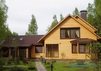 Lesene hiše iz lepljenega lesa v Moskvi: fotografije, projekti, cene
