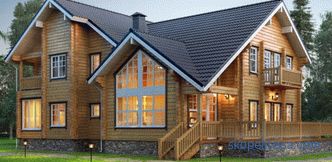 Finske hiše iz lepljenega lesa na ključ: projekti in cene