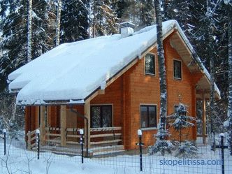 Zimske hiše iz kljuke na ključ za celoletno stalno prebivališče, projekte in cene v Moskvi