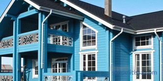 Kako izbrati barvo za fasado lesene hiše - koristni nasveti