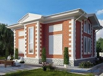 Projekti hiš do 150 m in projekti hiš do 150 kvadratnih metrov. m v Rusiji