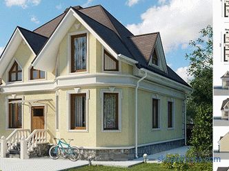 Projekti hiš in vikend za 2 družine z različnimi vhodi, načrtovanje, cene za gradnjo v Moskvi