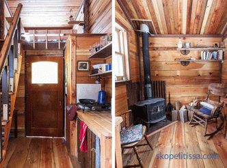 Hiša kabin - kako organizirati, primere in fotografije