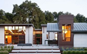 Vrste streh zasebnih hiš - projekti in možnosti za gradnjo strehe