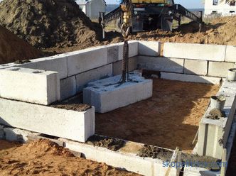 Temeljni betonski blok 200x200x400, značilnosti bloka FBS za temelje, uporabo, cene v Moskvi